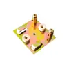 Placa de Fijación para Cable de Fibra Óptica Galvanizada de Dos Postes, Tres Postes, Cuatro Postes, Base de Fijación de Fibra Óptica, Dispositivo de Fijación de Cable, Accesorios para Caja de Distribución de Fibra