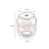 Frasco Transparente de Plástico Sellado Tarro para Almacenamiento de Té a Prueba de Polvo para el Hogar Caja de Almacenamiento para Pastel de Té Tarro de Té Cubeta de Té de Gran Capacidad