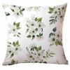 Funda de cojín con estampado de planta y flor verde primavera de Amazon para sala de estar, sofá, cojín