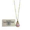 Collar Colgante de Calabaza Rosa con Diamantes Elegante Retro Nuevo Estilo Chinoiserie Lujo Elegante Gama Alta Cadena para Clavícula Estilo Ins para Mujeres
