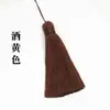 8cm Borla Exquisita con Púas Material Hecho a Mano DIY Púa Colgante Estilo Chino Adornos Colgantes Púa Abierta Bolsita Decorativa Caja de Regalo