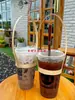 Mango de Bambú Hecho a Mano Estilo Tailandés para Taza de Café Helado con Leche Palaudara Lao, 8 cm