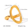 Anillo de Acero Inoxidable con Goteo de Aceite, Superventas Global Transfronterizo, Joyería de Nicho de Alta Gama Abierta, Anillo Estilo Ins Europeo y Americano para Mujeres