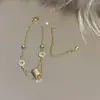 Pulseira de Cintura Pequena com Toque de Luxo Leve de Alta Qualidade Galvanizada a Ouro Real 14K Microincrustada com Zircônia Simples Versátil Moda Primeira Joia