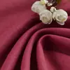 Tejido de moda tejido de lino-algodón de 110g, transpirable y amigable con la piel, adecuado para camisas y vestidos elegantes