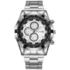 2025 Nuevo Reloj para Hombre con Esfera Grande, Calendario, Correa de Acero, Estilo de Negocios Moderno, Reloj de Cuarzo, Gama Alta para Hombre