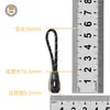 Corda de Zíper Personalizada para Venda por Atacado, Vazada, com Cordão, de TPU, Ecológica, Moldada por Injeção, para Roupas e Bolsas de Outdoor, com Cabeça de Zíper Destacável