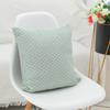 Almofada Jacquard de Cetim Simples Moderna Cor Sólida Almofada para Casa Almofada de Cintura para Sofá da Sala Capa de Almofada para Costas