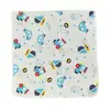 Gaze de Camada Dupla 25*25C Gaze Estampada de Alta Densidade Lenço de Mão para Bebê Toalha de Alimentação Toalha de Gaze para Bebê Macia Pequena Quadrada