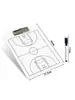 Pizarra Táctica de Baloncesto Portátil PVC Entrenador Doble Cara Escribible Borrable Juego Entrenamiento Enseñanza Pizarra Análisis Táctico