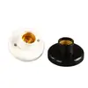 Portalamparas Ignífugo de 80 mm Portalámparas de Rosca E27 Portalámparas de Rosca para LED Portalámparas Redondo de Rosca de Ingeniería Espiral