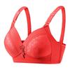Sujetador de Nuevo Estilo para Mujeres de Mediana Edad y Mayores, No Magnético, Talla Grande, Copa Grande, Sin Aros, Algodón Delgado, Ropa Interior Push-Up, Sujetador, Venta Directa del Fabricante