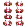 Horquilla navideña flequillo lateral clip superior tocado accesorios para el cabello navideños lindo alce hembra cornamenta horquilla diadema al por mayor