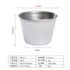 Tazas de Salsa Personalizadas de Acero Inoxidable, Platos para Salsa de Restaurante de Barbacoa Coreana, Platos para Salsa de Hot Pot, Platos para Salsa de Comida Occidental, Platos para Salsa para Dipear, Tazones Pequeños