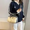 Bolso bandolera ligero de gran capacidad para mujer, hecho de tela de nailon, portátil, estampado a cuadros, multibolsillos, adecuado para viajes y desplazamientos, bolso de hombro versátil