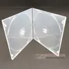 Caixa de CD Ultrafina Duplo Disco Quadrada Caixa de PP Caixa Dupla para DVD Caixa de CD com Tampa Inserível de Filme