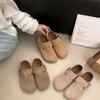 Zuyaolan Vintage Piel Genuina Sin Cordones Todo Incluido Birkenstocks 2025 Nuevo Estilo Mori Combinan con Todo Zapatos de Vestir que Aumentan la Altura