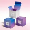 Caja de Empaque Impresa a Color para Cosméticos, Caja de Cartón Blanca, Caja de Papel para Empaque de Crema con Doble Inserto, Caja de Avión para Lotes Pequeños, Caja tipo Cajón