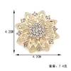 Broche Insígnia de Noiva Exquisito Liga de Zinco Strass de Alta Qualidade Moda Versátil Pin de Joia Corsage para Roupas Femininas