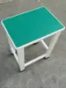 Bancos antiestáticos de taller de fábrica, bancos pequeños para montaje, uso en hospitales, escuelas y laboratorios, bancos cuadrados pequeños de acero y madera