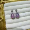 Brincos de Chalcedônia com Pino de Prata 925 de Alta Qualidade, Brincos Modernos e Elegantes, Acessórios para Vestir, Brincos de Chalcedônia Atacado