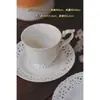 Juego de Tazas de Café Retro Jingdezhen Estilo Europeo Pequeña Taza de Cerámica de Lujo Creativo Pastoral Juego de Té de la Tarde Té Floral