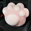 Almofada de Pelúcia para Encosto de Cabeça de Carro Gatinho Fofo Garra de Gato Almofada de Pescoço para Carro Almofada Almofada Senso Avançado de Moda Decoração de Interior de Carro Almofada Lombar