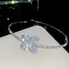Colar de Gola com Franja de Diamante e Flor Estilo Francês Design de Moda de Nicho Corrente para Pescoço Sentido de Luxo Leve Alta Qualidade Corrente para Clavícula para Mulheres