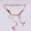 Cinto Boêmio Recortes Acessórios Cinto Estilo Étnico Super Fibra Macio Férias Textura Natural Corda para Cintura Feminina