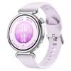 Adecuado para correa de silicona de ajuste a presión Huawei GT7, correa de reloj de silicona para mujer de 41 mm con patrón de grano largo, estilo original