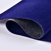 Tela spunlace con flocado inferior suministro directo de fábrica franela de mostrador puede adhesivo trasero azul oscuro spunlace inferior tela de flocado largo