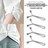 Herramienta para fijar el dobladillo de la manga, pinza para acortar el puño de la camiseta de ropa, no requiere costura, no daña la ropa, hebilla de ajuste de broche