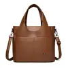 Bolso de Hombro para Mujer 2026 Nuevo Bolso de Mujer Gran Capacidad Bolso Cubo de Cuero Suave Bolso de Axila Bolso Grande Casual de Cuero Suave
