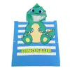 Bata con capucha para niños en stock, bata de baño engrosada, secado rápido y absorbente, con estampado reactivo, adecuada para uso doméstico como toalla de baño ponible