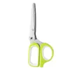 Tijeras de Acero Inoxidable para Cebolleta, Tijeras de Cocina para Cilantro y Verduras, Suplemento Alimenticio para Bebés, Papel para Cortar en Tiras Multicapa, Uso de Oficina, Tijeras de Cinco Capas en Stock