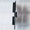 Ventilador de Presión Negativa Persiana Piezas de Plástico Hebilla Clip de Esquina Accesorios Ventilador de Extracción Industrial Bisagra Salida de Aire Esquina de Ventana