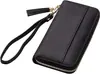 Suphiar Personalizado Amazon Venta Caliente Cartera para Mujer Color Sólido Bifold Clutch con Correa de Muñeca Cartera Larga de Viaje
