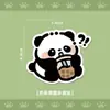 Ímãs de Geladeira Periféricos Magnéticos Criativos Divertidos e Fofos Panda Personalizado Novo Transparente Ins Adesivos Acrílicos