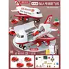 Avión de Transporte Inercial y Helicóptero con Simulación de Sonido y Luz Modelo Militar Lanzador de Pista Juguete Infantil para Niños
