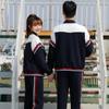 Traje de otoño pantalón de manga larga estilo simple uniforme para estudiantes de secundaria y preparatoria uniforme de clase traje deportivo ropa de actuación
