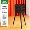 Suporte de Flores Nórdico Criativo Tipo Rattan Cesta de Flores de Palha de Bambu Suporte de Flores de Chão para Interior Sala de Estar Suporte para Vaso de Flores Verdes