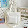 Bolso de Tutoría Acolchado de Alto Valor Estético, Fresco y Dulce, Estilo Japonés, Nuevo, Mochila Ligera de Gran Capacidad para Estudiantes de Secundaria y Preparatoria