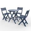 Cadeira Dobrável de Plástico à Prova d'Água para Pátio e Exterior, Cadeira de Jantar para Jardim, Varanda, Banqueta de Lazer, Mesa e Cadeira de Chá para Uso Doméstico e Exterior