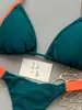 2026 Nuevo Bikini Sexy Transfronterizo Europeo y Americano con Bloques de Color, de Atar al Cuello, Push-Up, de Venta Caliente Amazon Ropa de Baño para Mujer