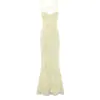 Vestido de Moda Elegante para Mujer 2025 Nuevo, de Alta Resistencia, con Soporte de Acero de Espina de Pez, Floral Tridimensional, al por Mayor, Transfronterizo Europeo y Americano