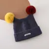 Touca de Bebê Inverno Lã Estilo Coreano Estilo Estrangeiro Touca de Tricô Pulôver para Meninos e Meninas Aconchegante Quente Proteção de Orelha Vento
