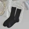 Calcetines de Malla de Color Sólido Calados para Primavera y Verano para Mujer, Calcetines sin Costuras de Media Pantorrilla, Estilo Delgado, Estilo Ins Japonés, Calcetines Holgados Transpirables