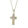 Acero de Titanio Estilo Americano Retro Collar de Cruz Verano Simple Sentido de Alta Gama Collar para Mujer Lujo Ligero Nicho