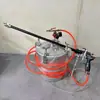 Pistola de Spray de Haste Longa Pistola de Spray Pneumática para Tinta Pistola de Spray para Renovação de Telhas de Aço Colorido Pistola de Spray para Tinta Látex à Base de Água com Areia Enchida com Água