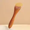 Palo de masaje directo de fábrica de sándalo dorado para uso facial, raspador para ojos y cara, herramienta de peine para masaje de cabeza, personalizable